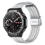 Cinturino per orologio xDfind con fibbia a sette perline in acciaio inossidabile, For Amazfit T-Rex 3