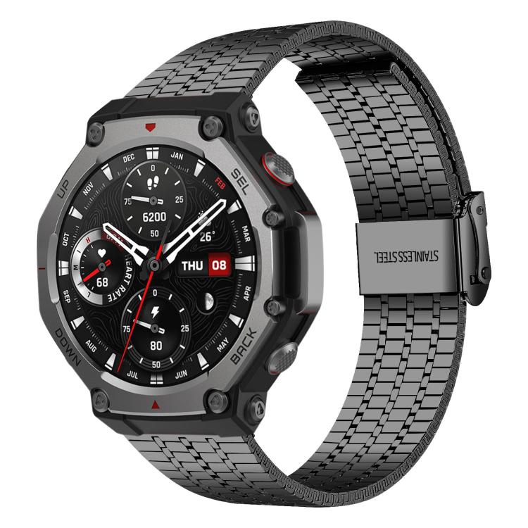 Cinturino per orologio xDfind con fibbia a sette perline in acciaio inossidabile, For Amazfit T-Rex 3