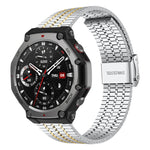 Cinturino per orologio xDfind con fibbia a sette perline in acciaio inossidabile, For Amazfit T-Rex 3