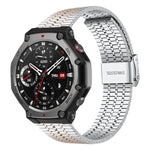 Cinturino per orologio xDfind con fibbia a sette perline in acciaio inossidabile, For Amazfit T-Rex 3