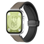 Cinturino per orologio xDfind in silicone con fibbia magnetica e motivo Crazy Horse, For Huawei Watch Fit4 Pro / Fit4 / Fit3, For Huawei Watch D2