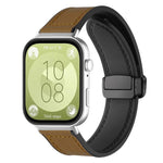 Cinturino per orologio xDfind in silicone con fibbia magnetica e motivo Crazy Horse, For Huawei Watch Fit4 Pro / Fit4 / Fit3, For Huawei Watch D2