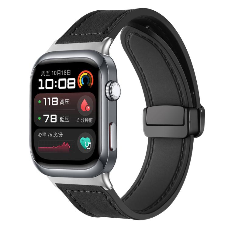 Cinturino per orologio xDfind in silicone con fibbia magnetica e motivo Crazy Horse, For Huawei Watch Fit4 Pro / Fit4 / Fit3, For Huawei Watch D2