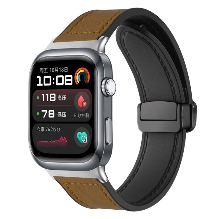 Cinturino per orologio xDfind in silicone con fibbia magnetica e motivo Crazy Horse, For Huawei Watch Fit4 Pro / Fit4 / Fit3, For Huawei Watch D2