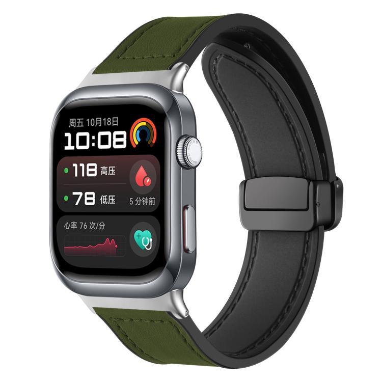 Cinturino per orologio xDfind in silicone con fibbia magnetica e motivo Crazy Horse, For Huawei Watch Fit4 Pro / Fit4 / Fit3, For Huawei Watch D2