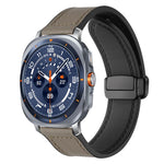 Cinturino per orologio xDfind in silicone con fibbia magnetica e motivo Crazy Horse, For Samsung Galaxy Watch Ultra / Ultra 2025, For Samsung Galaxy Watch8 / 8 Classic
