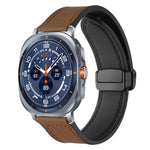 Cinturino per orologio xDfind in silicone con fibbia magnetica e motivo Crazy Horse, For Samsung Galaxy Watch Ultra / Ultra 2025, For Samsung Galaxy Watch8 / 8 Classic