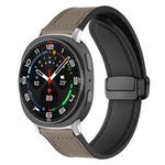 Cinturino per orologio xDfind in silicone con fibbia magnetica e motivo Crazy Horse, For Samsung Galaxy Watch Ultra / Ultra 2025, For Samsung Galaxy Watch8 / 8 Classic