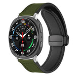 Cinturino per orologio xDfind in silicone con fibbia magnetica e motivo Crazy Horse, For Samsung Galaxy Watch Ultra / Ultra 2025, For Samsung Galaxy Watch8 / 8 Classic