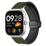 Cinturino per orologio xDfind in silicone con fibbia magnetica e motivo Crazy Horse, For Xiaomi Band 10 Pro/9 Pro/Redmi Watch 6/5/4, For Redmi Watch 3 Active / Watch 3 Lite, For Redmi Watch 3