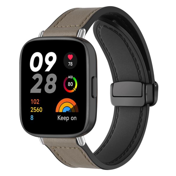 Cinturino per orologio xDfind in silicone con fibbia magnetica e motivo Crazy Horse, For Xiaomi Band 10 Pro/9 Pro/Redmi Watch 6/5/4, For Redmi Watch 3 Active / Watch 3 Lite, For Redmi Watch 3