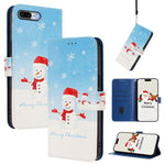 Custodia per telefono in pelle con fibbia e cinturino, serie natalizia., For iPhone XR, For iPhone XS Max, For iPhone 8 Plus / 7 Plus