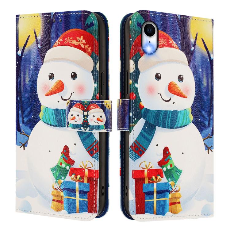 Custodia per telefono in pelle con fibbia e cinturino, serie natalizia., For iPhone XR, For iPhone XS Max, For iPhone 8 Plus / 7 Plus