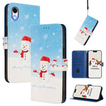 Custodia per telefono in pelle con fibbia e cinturino, serie natalizia., For iPhone XR, For iPhone XS Max, For iPhone 8 Plus / 7 Plus