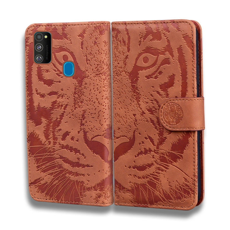 Custodia in pelle a ribalta orizzontale con motivo a tigre in rilievo con supporto, slot per carte e portafoglio, For Samsung Galaxy M30s / M21, For Samsung Galaxy Note 10, For Samsung Galaxy Note 10 Pro, For Samsung Galaxy Note 20