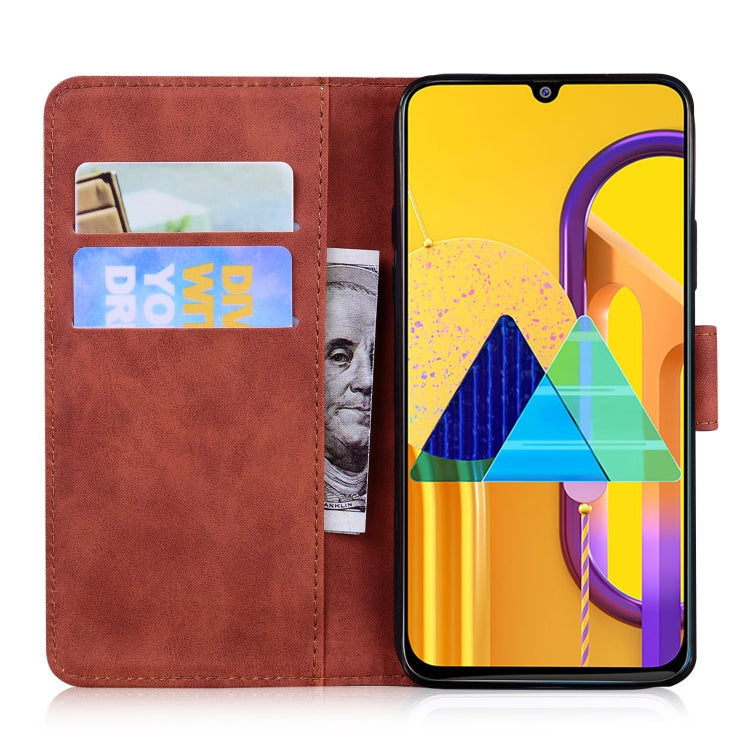 Custodia in pelle a ribalta orizzontale con motivo a tigre in rilievo con supporto, slot per carte e portafoglio, For Samsung Galaxy M30s / M21, For Samsung Galaxy Note 10, For Samsung Galaxy Note 10 Pro, For Samsung Galaxy Note 20