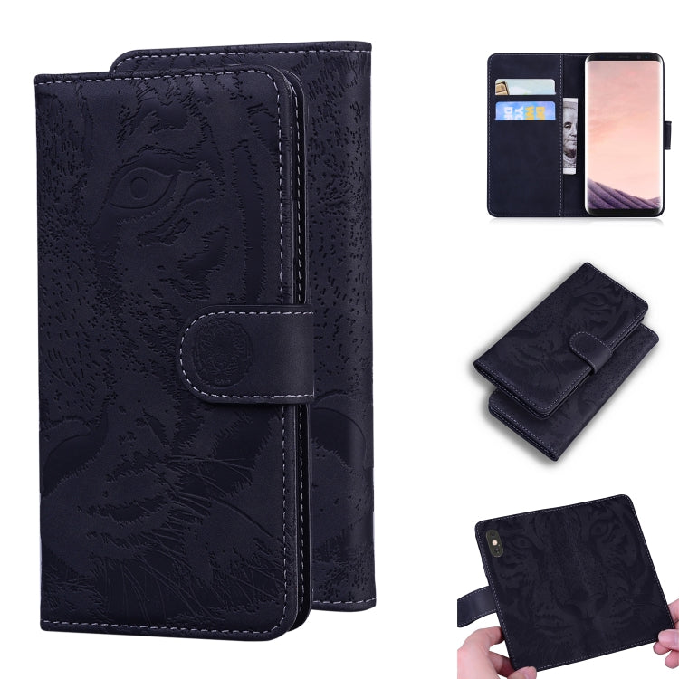Custodia in pelle a ribalta orizzontale con motivo a tigre in rilievo con supporto, slot per carte e portafoglio, For Samsung Galaxy Note 20 Ultra, For Samsung Galaxy Note10 Lite / A81, For Samsung Galaxy S8, For Samsung Galaxy S8 Plus