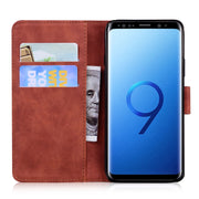 Custodia portafoglio in pelle per Samsung Galaxy S9