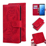 Custodia portafoglio in pelle per Samsung Galaxy S9