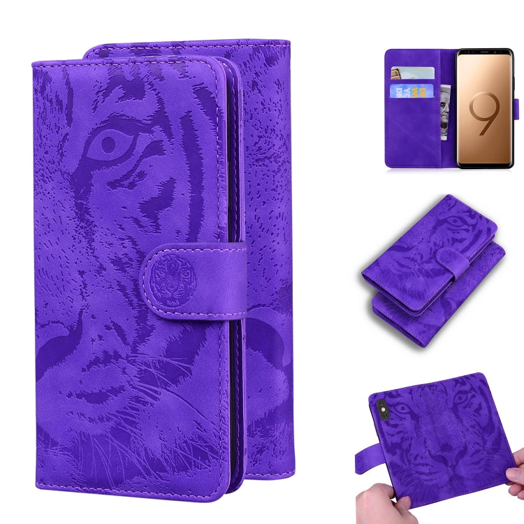 Custodia portafoglio in pelle per Samsung Galaxy S9