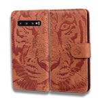 Custodia portafoglio in pelle per Samsung Galaxy S10+