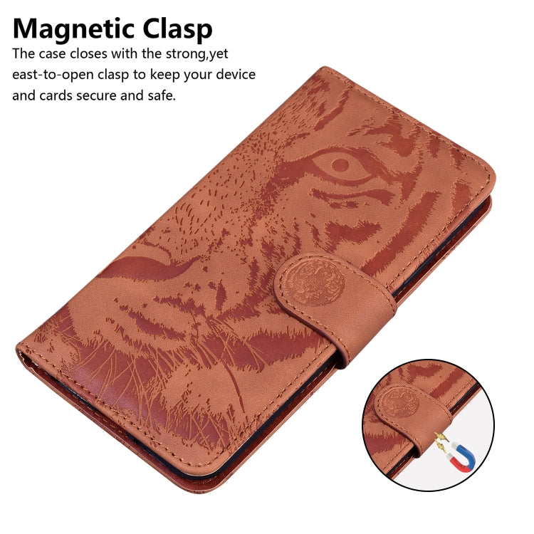 Custodia in pelle a ribalta orizzontale con motivo a tigre in rilievo con supporto, slot per carte e portafoglio, For Samsung Galaxy S10 Plus, For Samsung Galaxy S10e, For Samsung Galaxy S20, For Samsung Galaxy S20 Plus