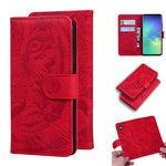 Custodia portafoglio in pelle per Samsung Galaxy S10+