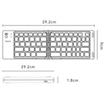 Yesido KB27 Ultra Slim Mini Two-Fold Portable Bluetooth Keyboard