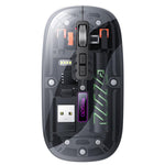 Yesido KB29 Transparent Bluetooth Dual Mode Wireless Mouse, KB29 (White), KB29 (Black)