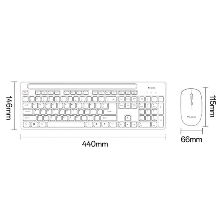 Yesido KB43 2.4G Wireless Keyboard Mouse Set, Arabic Version, English Version