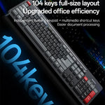 Yesido KB43 2.4G Wireless Keyboard Mouse Set, Arabic Version, English Version