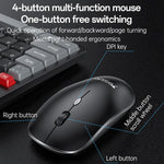 Yesido KB43 2.4G Wireless Keyboard Mouse Set, Arabic Version, English Version