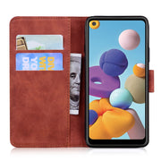 Custodia portafoglio in pelle con slot carte per Samsung Galaxy A