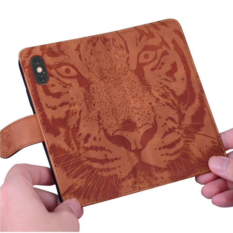 Custodia in pelle a ribalta orizzontale con motivo a tigre in rilievo con supporto, slot per carte e portafoglio, For Samsung Galaxy A70 / A70s, For Samsung Galaxy A71 4G, For Samsung Galaxy A11 (EU Version), For Samsung Galaxy A21s