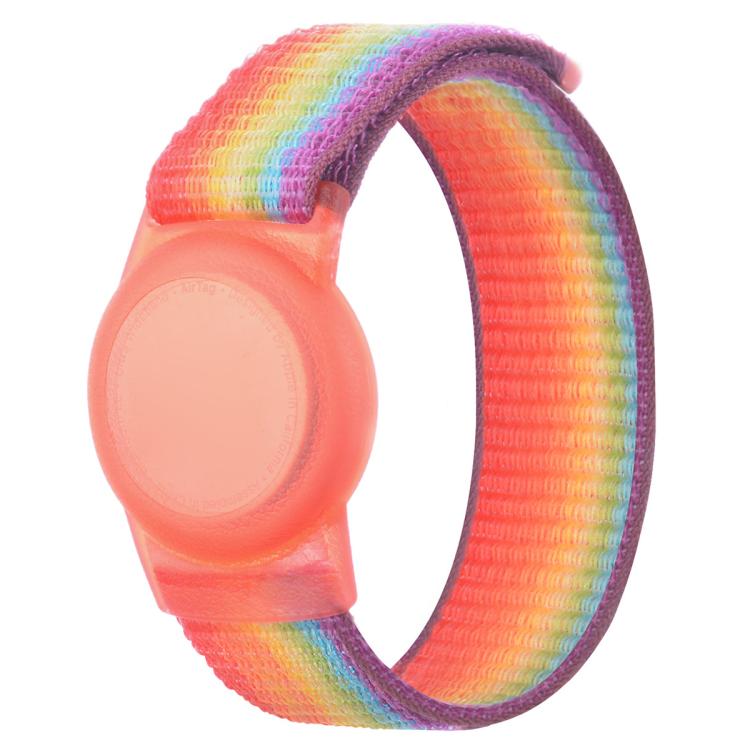 xDfind Cinturino per orologio in nylon con protezione anti-smarrimento, For AirTag 2nd Gen / AirTag 1st Gen