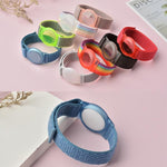 xDfind Cinturino per orologio in nylon con protezione anti-smarrimento, For AirTag 2nd Gen / AirTag 1st Gen