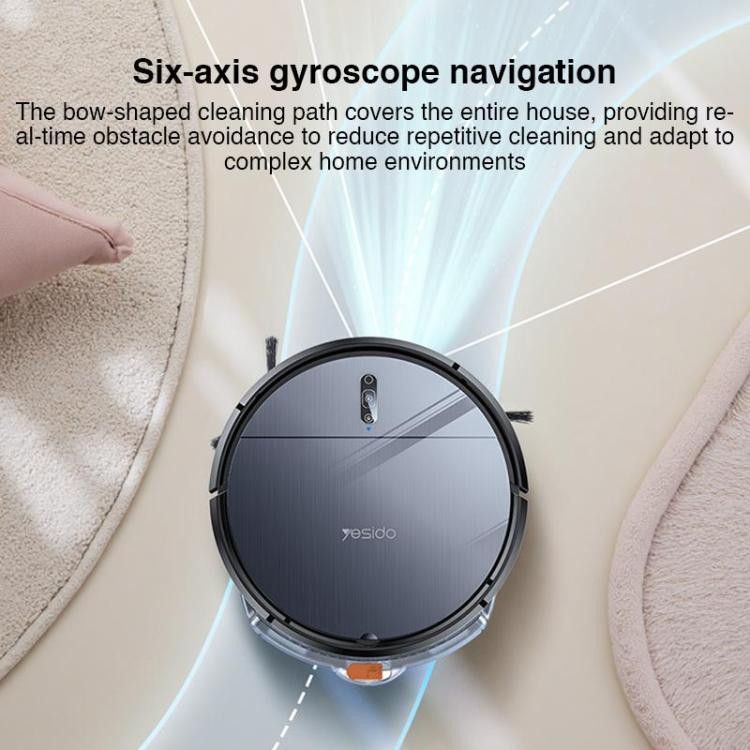 Yesido EC22 Robot spazzatrice 3 in 1 con funzione di aspirazione e lavaggio.