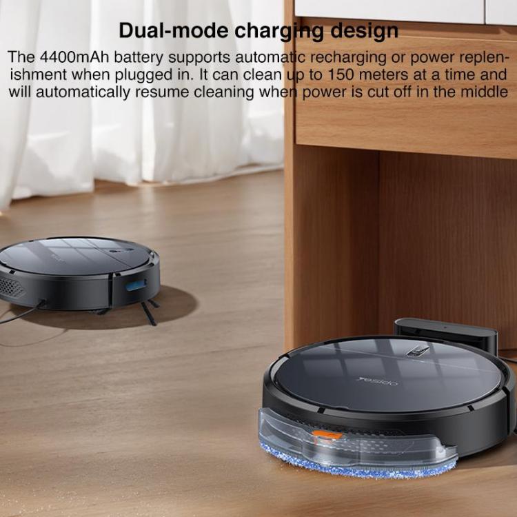 Yesido EC22 Robot spazzatrice 3 in 1 con funzione di aspirazione e lavaggio.