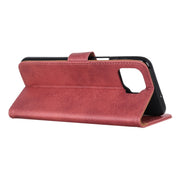 KHAZNEH Custodia in pelle a conchiglia orizzontale con struttura in pelle bovina con supporto, slot per carte e portafoglio, For OPPO F17 Pro, For Xiaomi Poco X3 NFC, For Nokia 3.4
