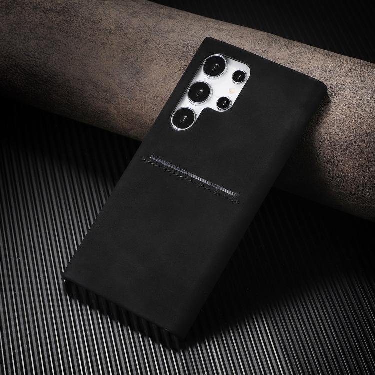 Custodia per telefono con scomparto per carte effetto pelle di pecora, For Samsung Galaxy S26 UItra 5G, For Samsung Galaxy S25 UItra 5G, For Samsung Galaxy S24 UItra 5G, For Samsung Galaxy S23 UItra 5G