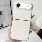 Custodia per telefono con scomparto per carte effetto pelle di pecora, For iPhone 17 Pro Max, For iPhone 17 Pro, For iPhone 17, For iPhone Air