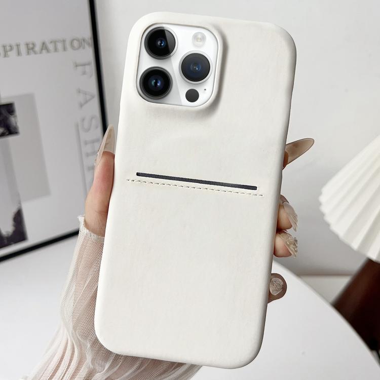 Custodia per telefono con scomparto per carte effetto pelle di pecora, For iPhone 14, For iPhone 14 Pro, For iPhone 14 Pro Max, For iPhone 13 Pro Max
