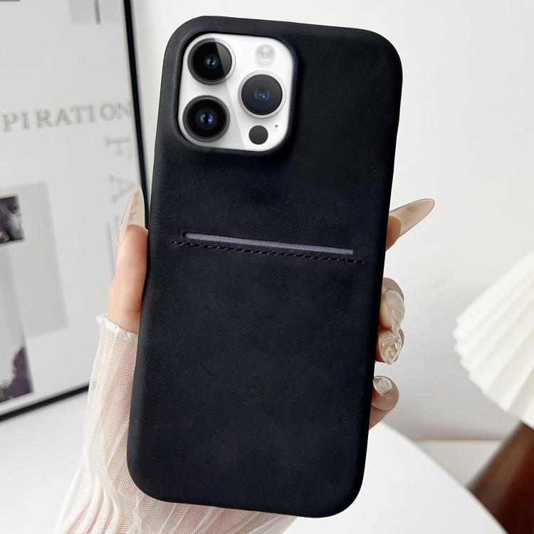 Custodia per telefono con scomparto per carte effetto pelle di pecora, For iPhone 13 Pro, For iPhone 13, For iPhone 12 / 12 Pro, For iPhone 12 Pro Max