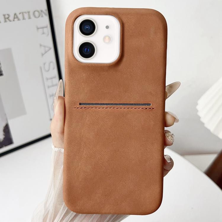 Custodia per telefono con scomparto per carte effetto pelle di pecora, For iPhone 13 Pro, For iPhone 13, For iPhone 12 / 12 Pro, For iPhone 12 Pro Max