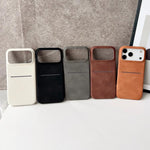 Custodia per telefono con scomparto per carte effetto pelle di pecora, For iPhone 15 Pro Max, For iPhone 15 Pro, For iPhone 15 Plus, For iPhone 15