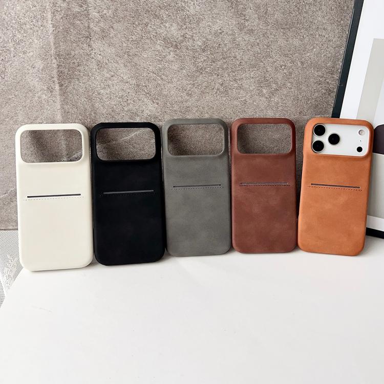 Custodia per telefono con scomparto per carte effetto pelle di pecora, For iPhone 14, For iPhone 14 Pro, For iPhone 14 Pro Max, For iPhone 13 Pro Max