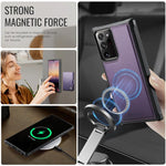 JEEHOOD J09 Portafoglio con fibbia, custodia per telefono in pelle con protezione magnetica MagSafe e RFID., For Samsung Galaxy Note20 Ultra, For Samsung Galaxy Note10