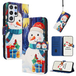 Custodia per telefono in pelle con fibbia e cinturino, serie natalizia., For Samsung Galaxy S23 5G, For Samsung Galaxy Xcover6 Pro, For Samsung Galaxy S22 Ultra 5G, For Samsung Galaxy S22+ 5G