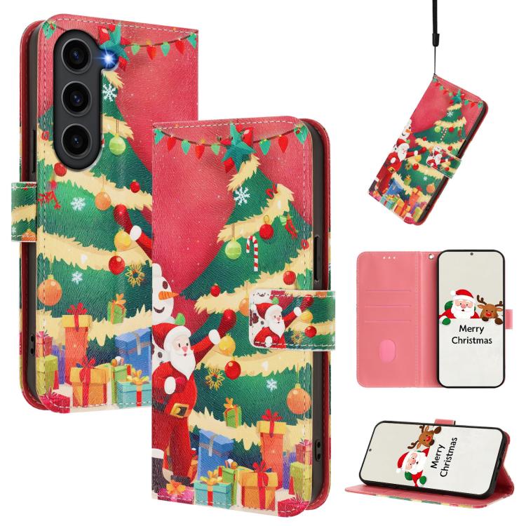 Custodia per telefono in pelle con fibbia e cinturino, serie natalizia., For Samsung Galaxy S23 5G, For Samsung Galaxy Xcover6 Pro, For Samsung Galaxy S22 Ultra 5G, For Samsung Galaxy S22+ 5G