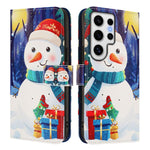 Custodia per telefono in pelle con fibbia e cinturino, serie natalizia., For Samsung Galaxy S24 Ultra 5G, For Samsung Galaxy S23 FE 5G, For Samsung Galaxy S23 Ultra 5G, For Samsung Galaxy S23+ 5G